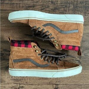 Vans Brown High-Top Sneakers